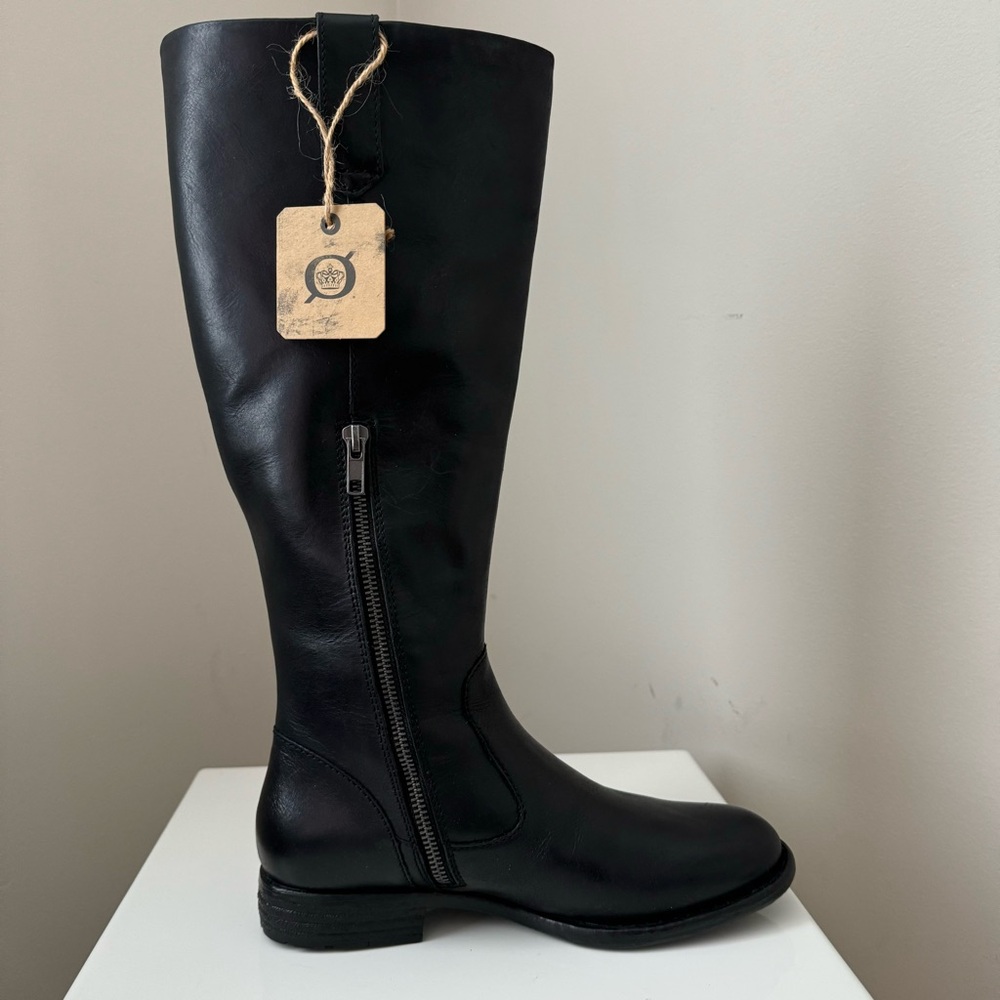 Born Shaunie Tall Riding Boots. Black. Size 6.5. NWT